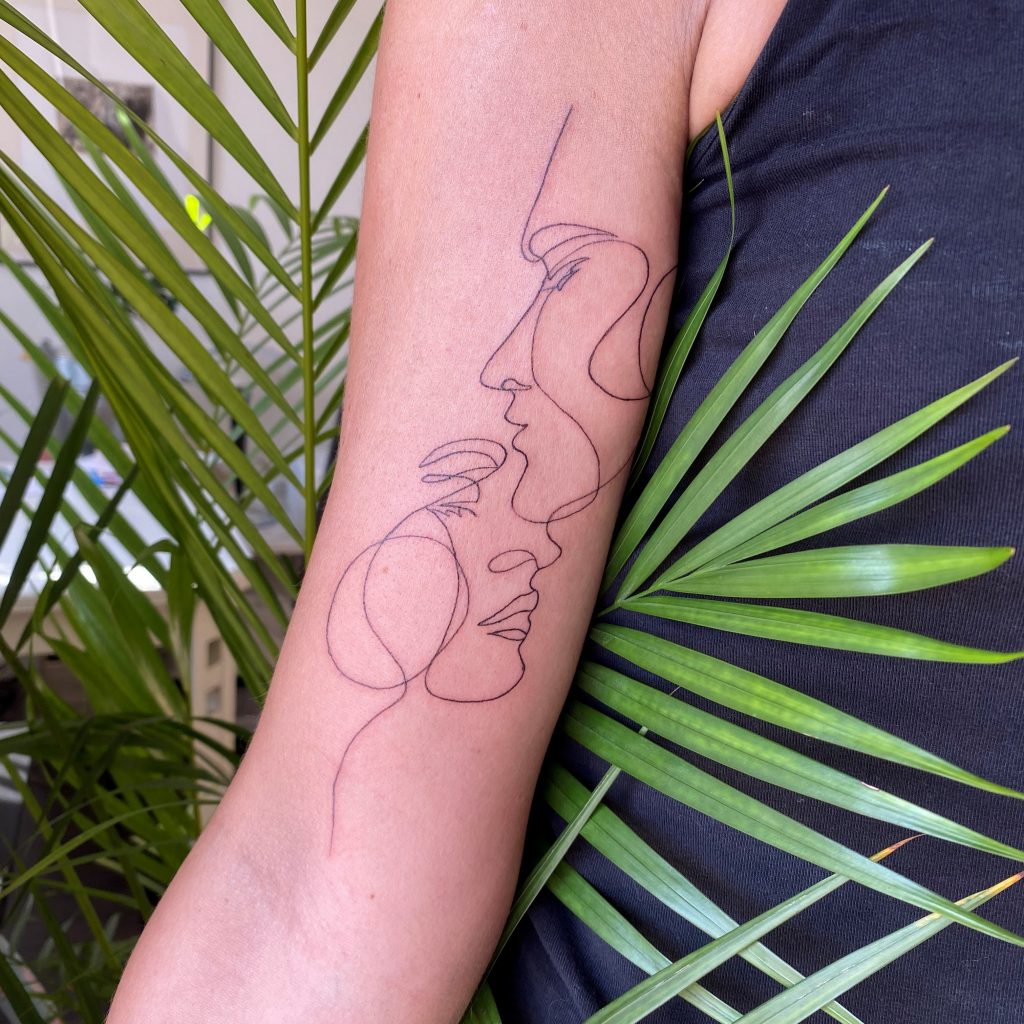 Minimalistisches Tattoo